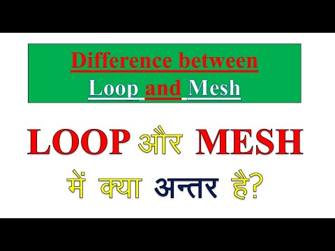 Difference between Loop and Mesh | What is the difference between Loop and Mesh?