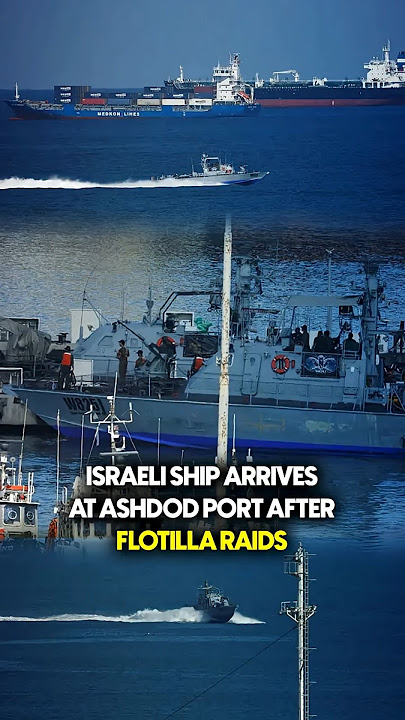 Israeli Ship Arrives At Ashdod Port After Flotilla Raids | Geo News English