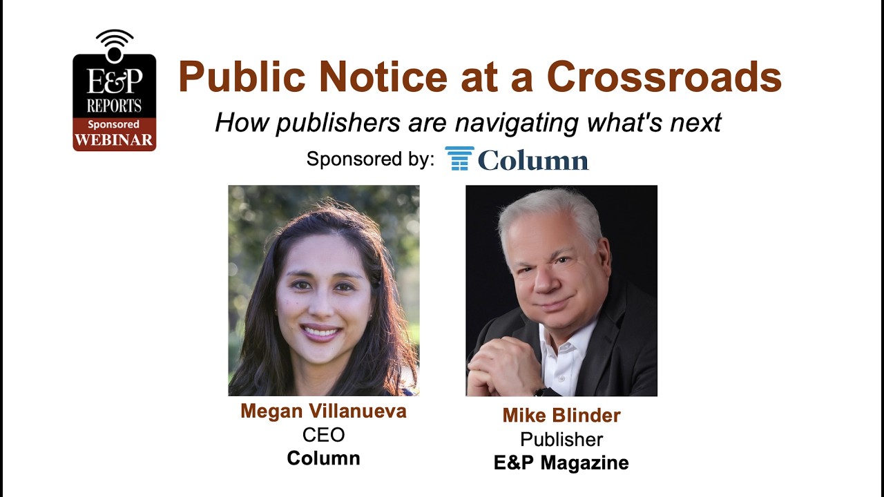 Public notice at a crossroads: Technology, legislation, and the fight for relevance