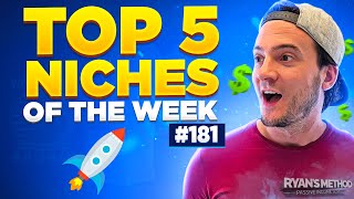 TOP 5 NICHES 🔥 Print on Demand Niche Research # 181 — (10/29/2023)