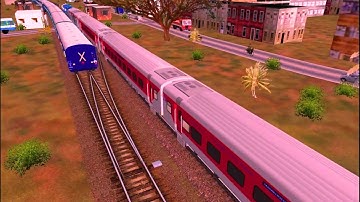 Dibrugarh Rajdhani Express Part 1  in MSTS Open Rails by Sumit Mehrotra