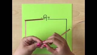 60 Seconds DIY Paper Circuit Tutorial