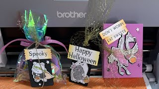 ScanNCut Tips & Tricks - Cutting Patterned Paper & Halloween Tags - Spooky Sweet DSP - Stampin’ Up!