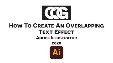 How To Create Overlapping Text in Adobe Illustrator 2021