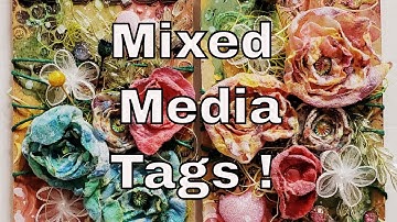 Mixed Media Dimensional Tags