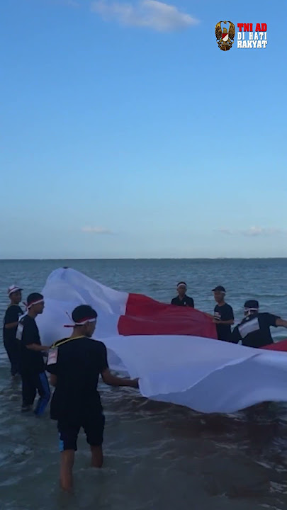 Korem Halu Oleo Kawal Pembentangan Bendera Merah Putih Sepanjang 17 Km