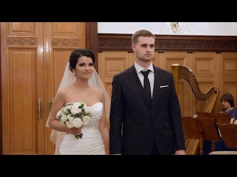 Кирилл и Диана. Видеосъемка свадьбы в Ultra HD 4k, Грибоедовский Загс, сад Эрмитаж