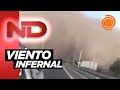 IMPRESIONANTE. Las imágenes del inicio del temporal que ayer azotó Córdoba