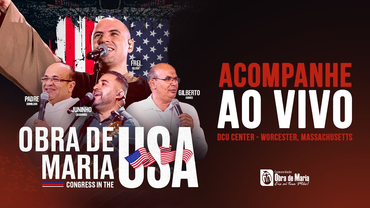 Frei Gilson e Banda Som do Monte reúnem 10 mil fiéis em estreia histórica nos Estados Unidos