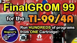 FINALGROM99: Run 100's of TI-99/4A Cartridges from one cart!  +DEMO of Retro and NEW TI-99 GAMES! screenshot 3