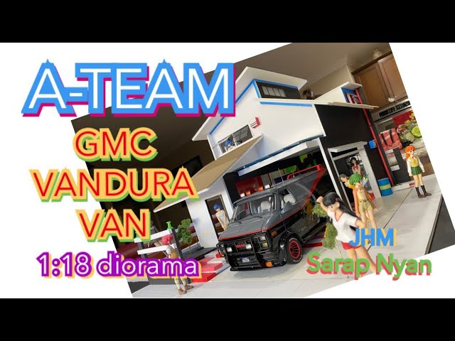 Furgoneta El equipo A. GMC Vandura Heritage Escala 1/18, Hot