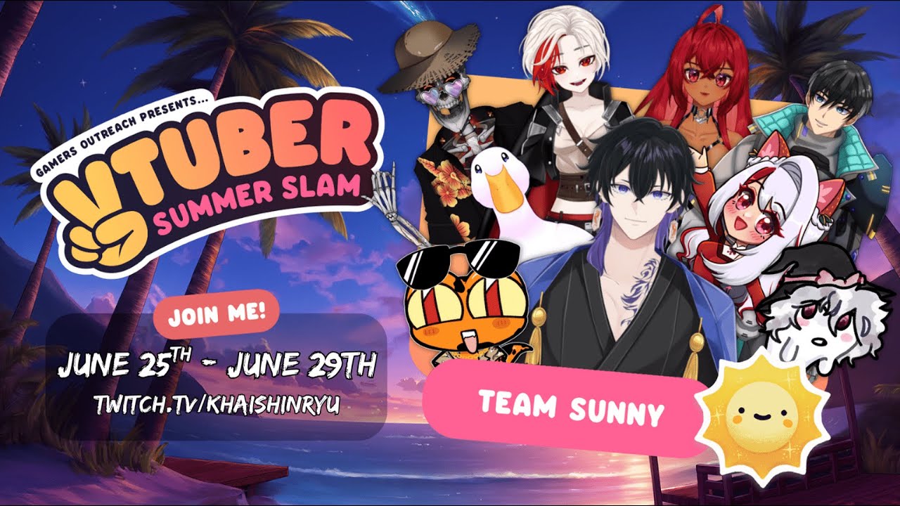 2025 VTuber Summer Slam! Gamer's Outreach Charity! - YouTube
