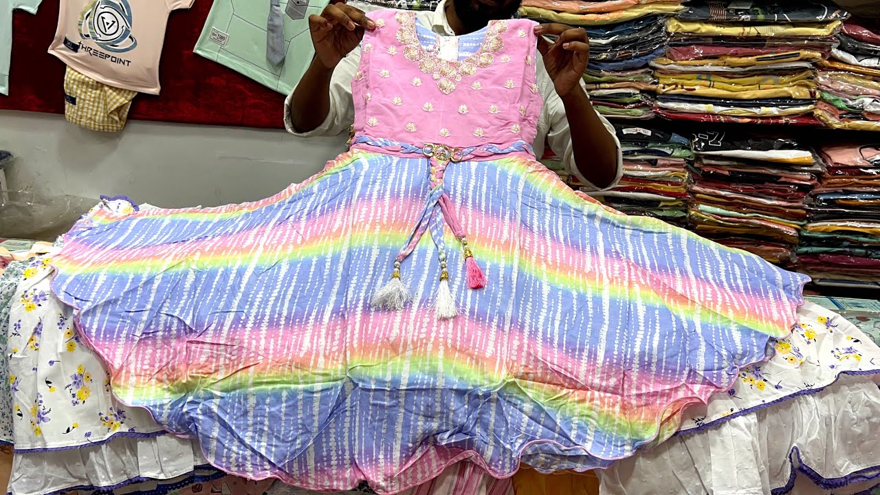 ৫-৮ বছরের বাচ্চাদের সুপার কমফোর্টেবল কটন ড্রেস | branded cotton baby dress at best budget