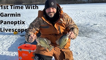 First Time Ice Fishing With Garmin Panoptix Livescope