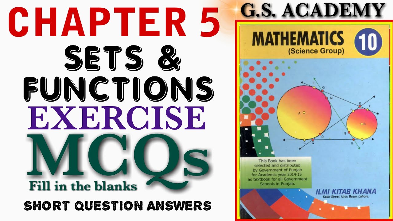 Exercise complete solution, chapter 5, sets & functions, class 10 math ...