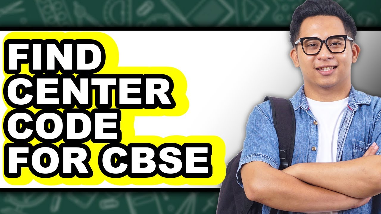 How to Find Center Code for Cbse (only Way) - YouTube