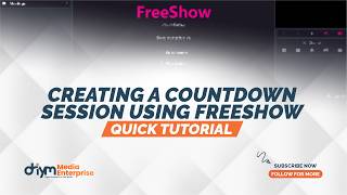 CREATE A WORSHIP COUNTDOWN IN FREESHOW | 5 MINUTES SETUP