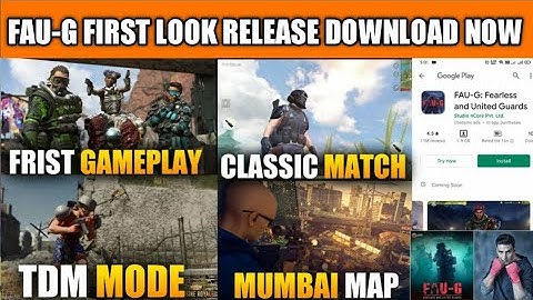 FINALLY FAUG GAME IS LAUNCHED ON PLAY STORE DOWNLOAD LINK | FAUG MOBILE IS RELEASED FIRST GAMEPLAY