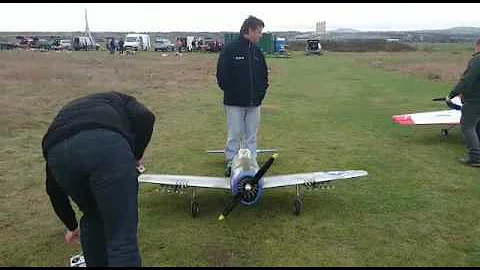 John Melling Top Flight P47 with 80cc evolution