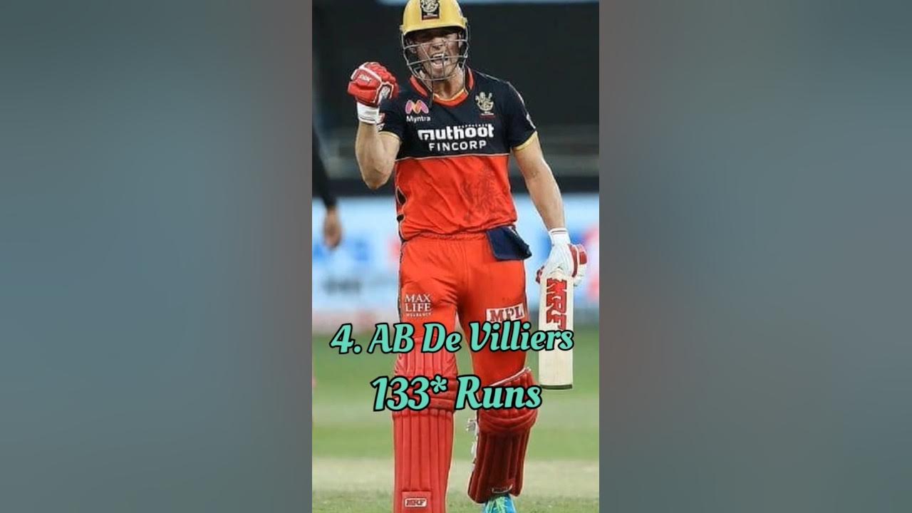 Top 10 Highest Score In IPL top ipl mostruns cricket YouTube