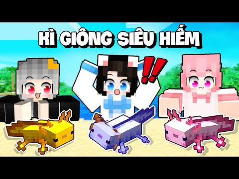 Mèo Simmy Hướng Dẫn Cách Tìm Kỳ Giông [Axolotl] Siêu Hiếm Trong Minecraft