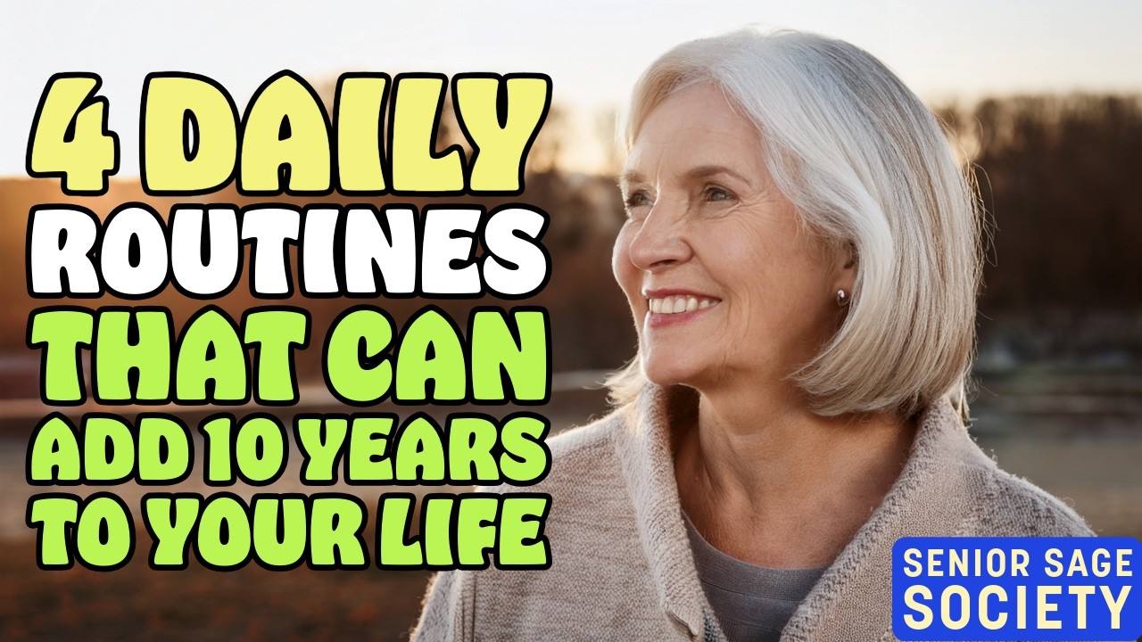 [4K] Seniors: 4 Daily Routines That Can Add 10 Years to Your Life ...