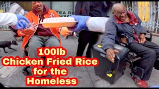 Cooking 100 Pounds of Chicken and Egg Fried Rice for the Homeless