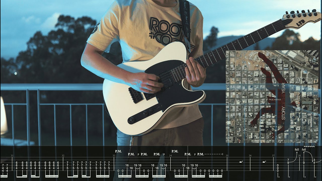 Story Of The Year - Anthem of Our Dying Day (Guitar Cover With Tabs)