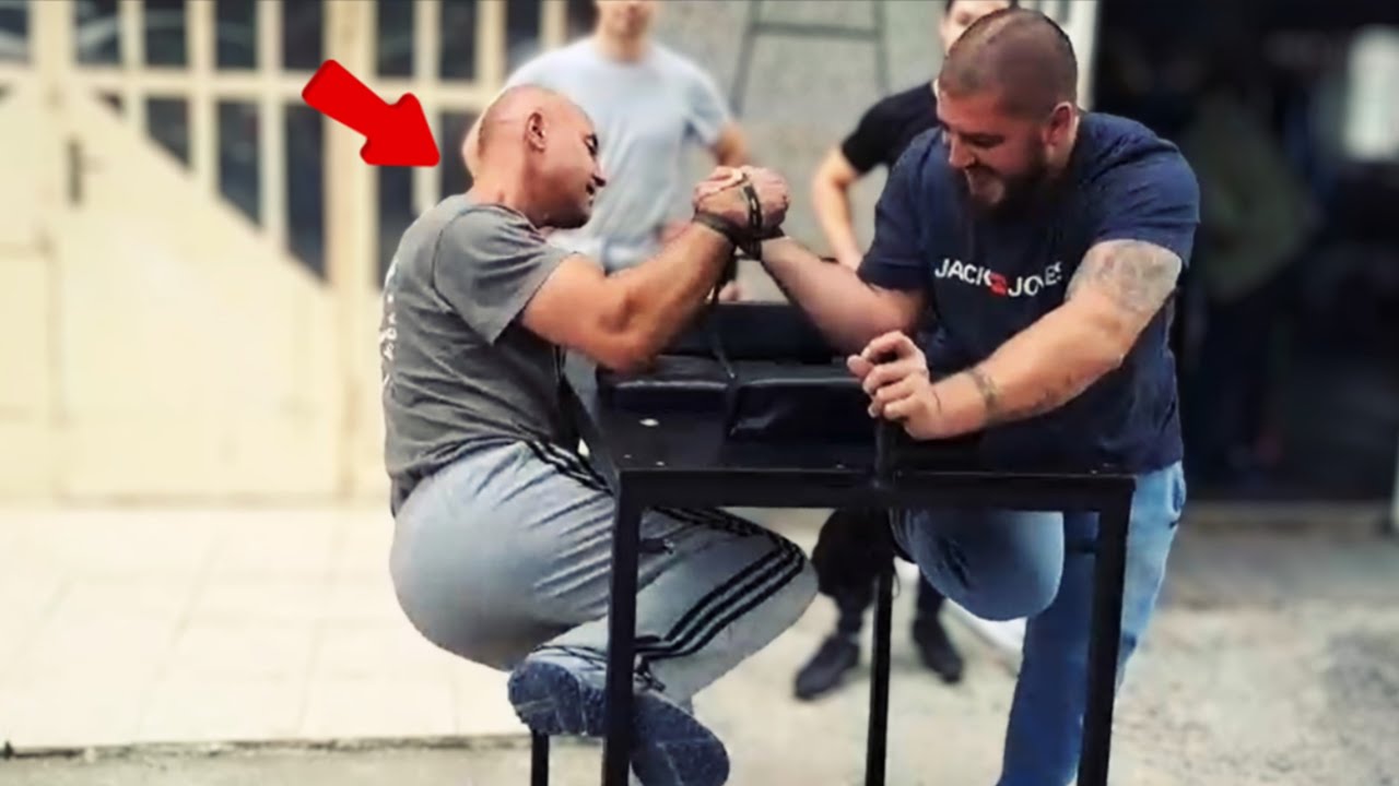 Can Three Teams Take Down 55-Year-Old Armwrestling Legend?