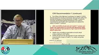Electronic Medical Records: From Risks of Errors to Patient Safety Improvement  | Davis Classen, MD