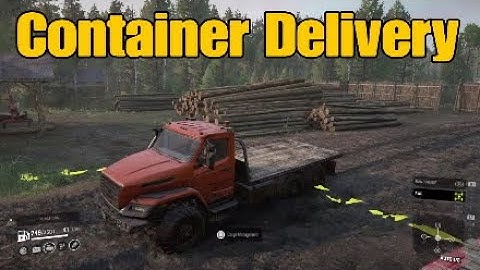 Snow Runner Container Delivery Contest Gold Guide