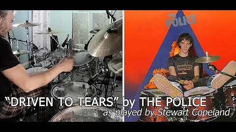 Drum rendition of "DRIVEN TO TEARS" by THE POLICE