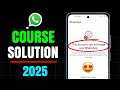 this account can no longer use whatsapp problem solution 2025 | whatsapp banned my number solution