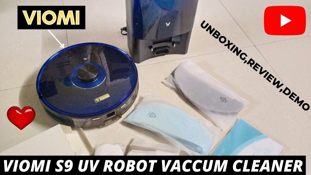 VIOMI ROBOT VACCUM S9 UV AUTO DIRT DISPOSAL Unboxing , Demo & Reviews BE POSITIVE WITH US
