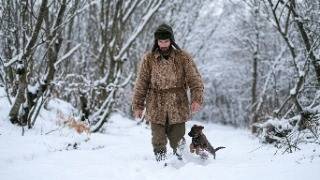 A very cold winter holiday in a hut in the company of beloved puppies!!