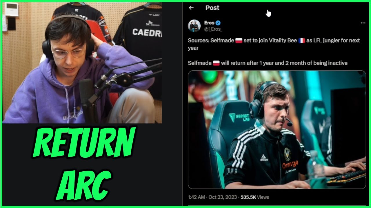 Caedrel Reacts To Selfmade's Return To Pro Play