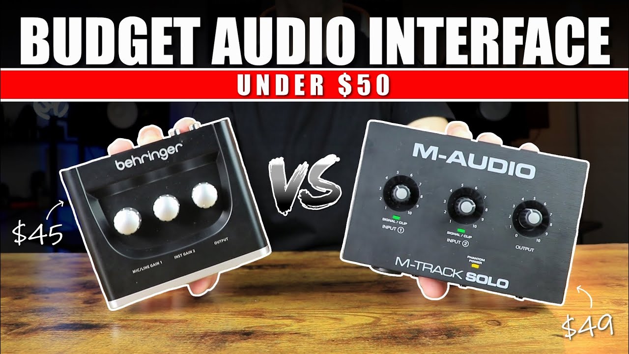 Best Audio Interface Under $50 - Best Budget Audio Interface For