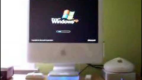 17" iMac 2GHz Core 2 Duo Booting Windows XP Pro
