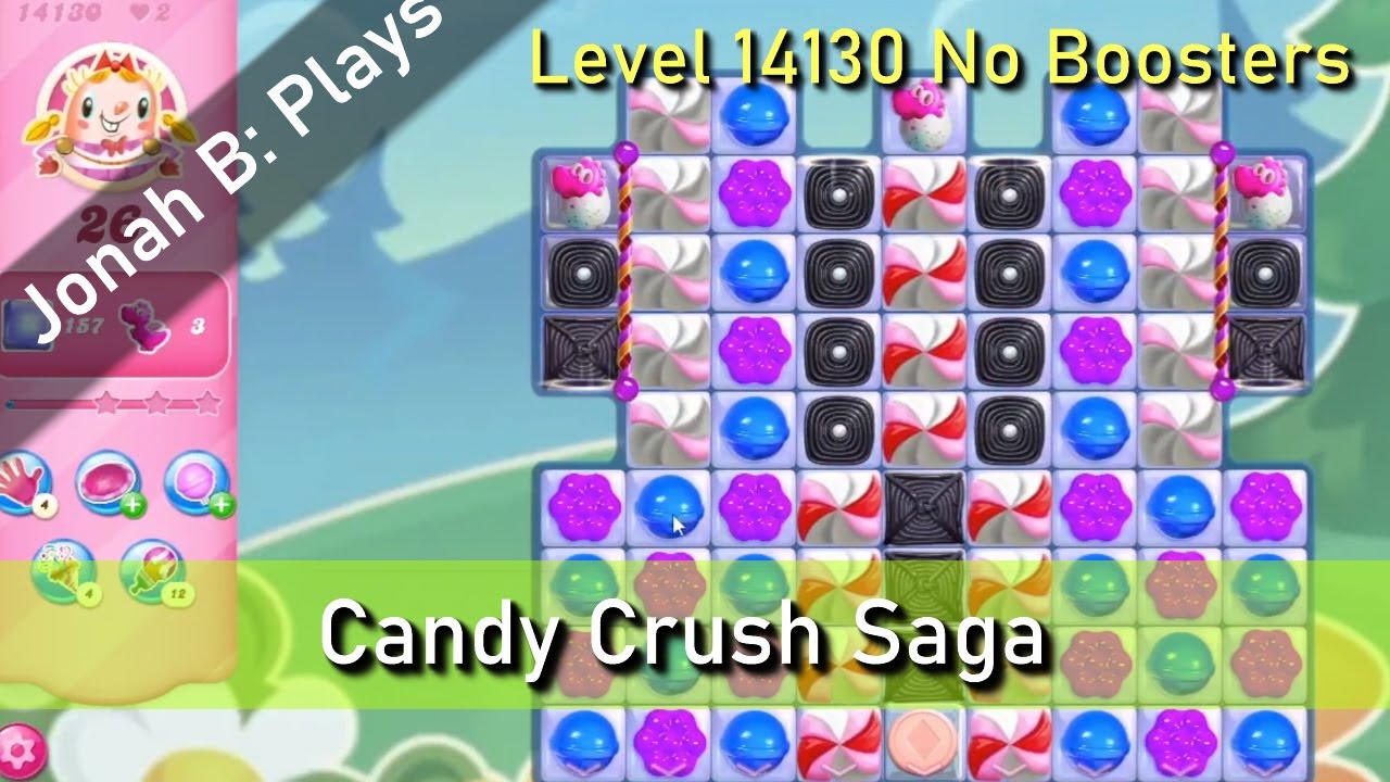 キャンディkto Candy Crush Saga Level 14130 No Boosters - YouTube