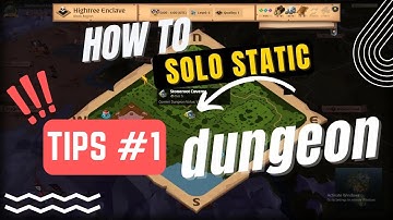 How to solo static dungeon Albion online Beginner Tips