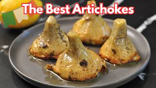 How to Make Roman Artichokes I Carciofi alla Romana #RomanArtichokes #artichokes #italianfood