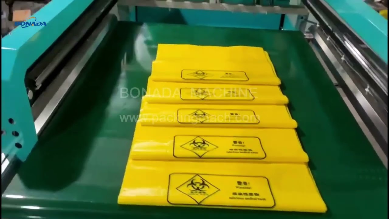 BNDF-1000 Hot Sealing Cold Perforation Cutting Flat Bag Making Machine