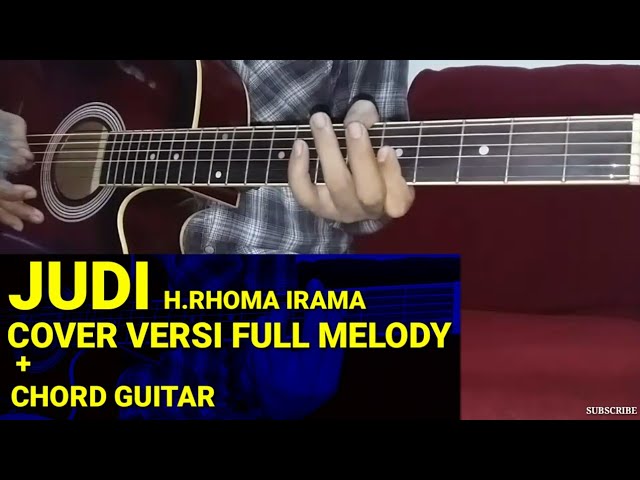 Melody and chord dangdut judi H rhoma irama gitar acoustic cover class=