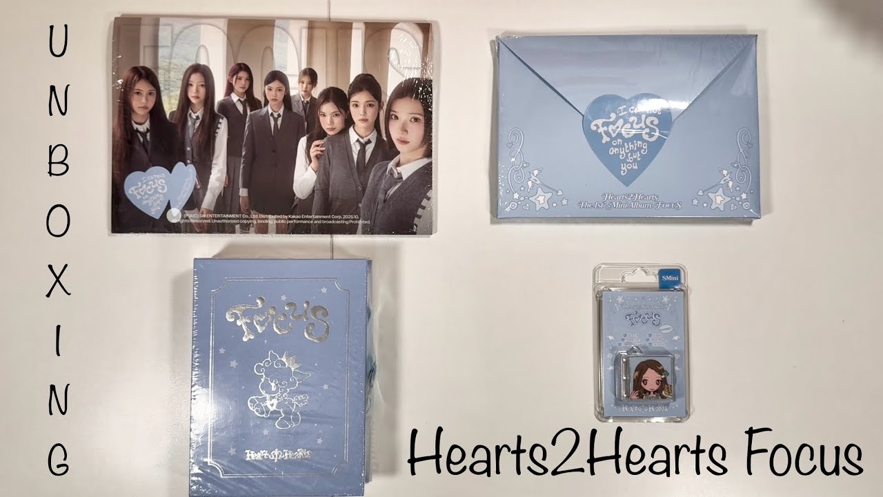 Unboxing: Hearts2Hearts Focus [Photobook, Rulebook, Heart Locker