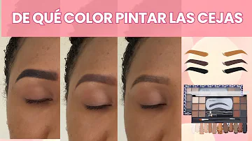 ¿De qué color deben ser mis cejas si tengo canas?