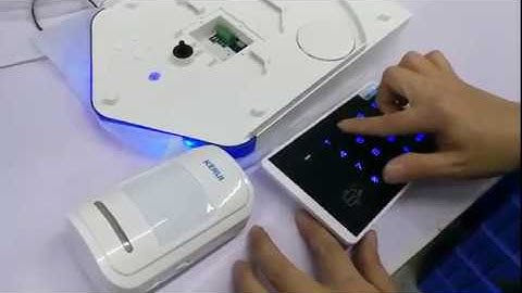 Kerui Wireless siren SJ1--How to add the accessories to siren