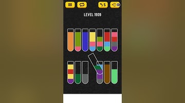 【Water Sort Puzzle】 Level 1909