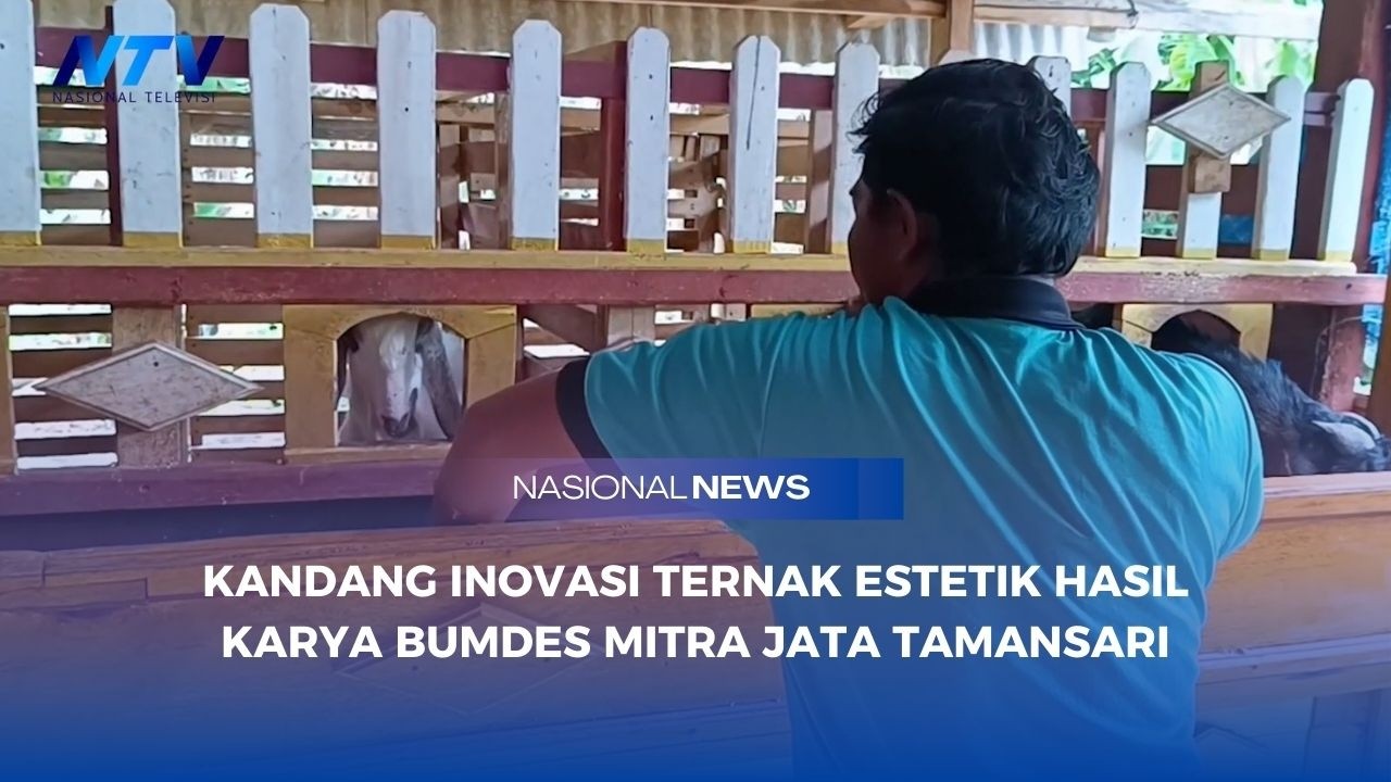 KANDANG INOVASI TERNAK ESTETIK HASIL KARYA BUMDES MITRA JATA TAMANSARI