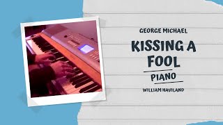 Video thumbnail of "Kissing a Fool piano cover version George Michael"