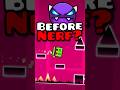Back On Track Before Nerf In Geometry Dash #geometrydash #gd #gaming